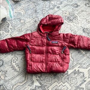 Baby Patagonia Red Puffer Jacket